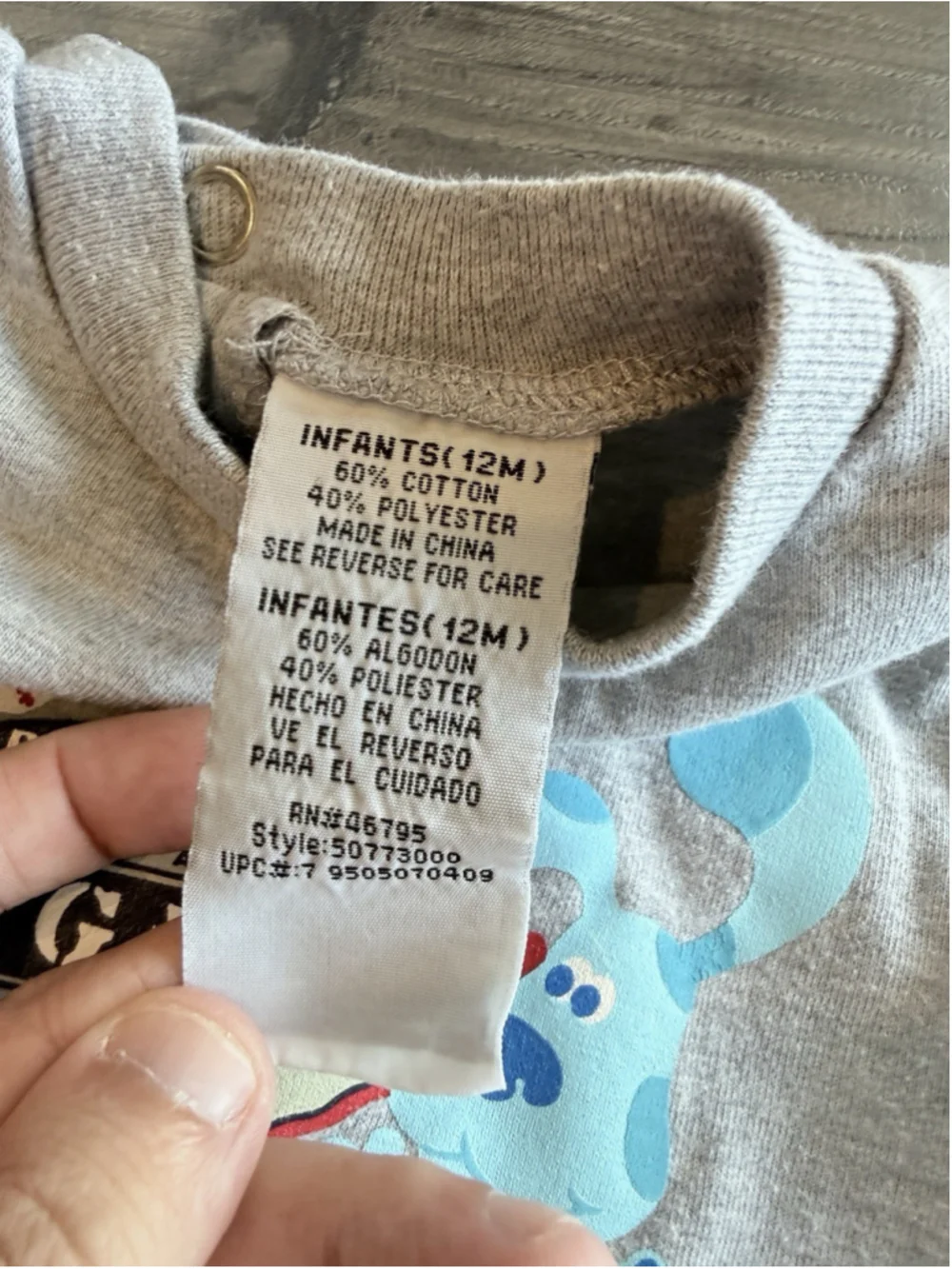 Vintage Y2K Blue’s Clues TV Character Nostalgia Romper 12M Nickelodeon Nick Jr